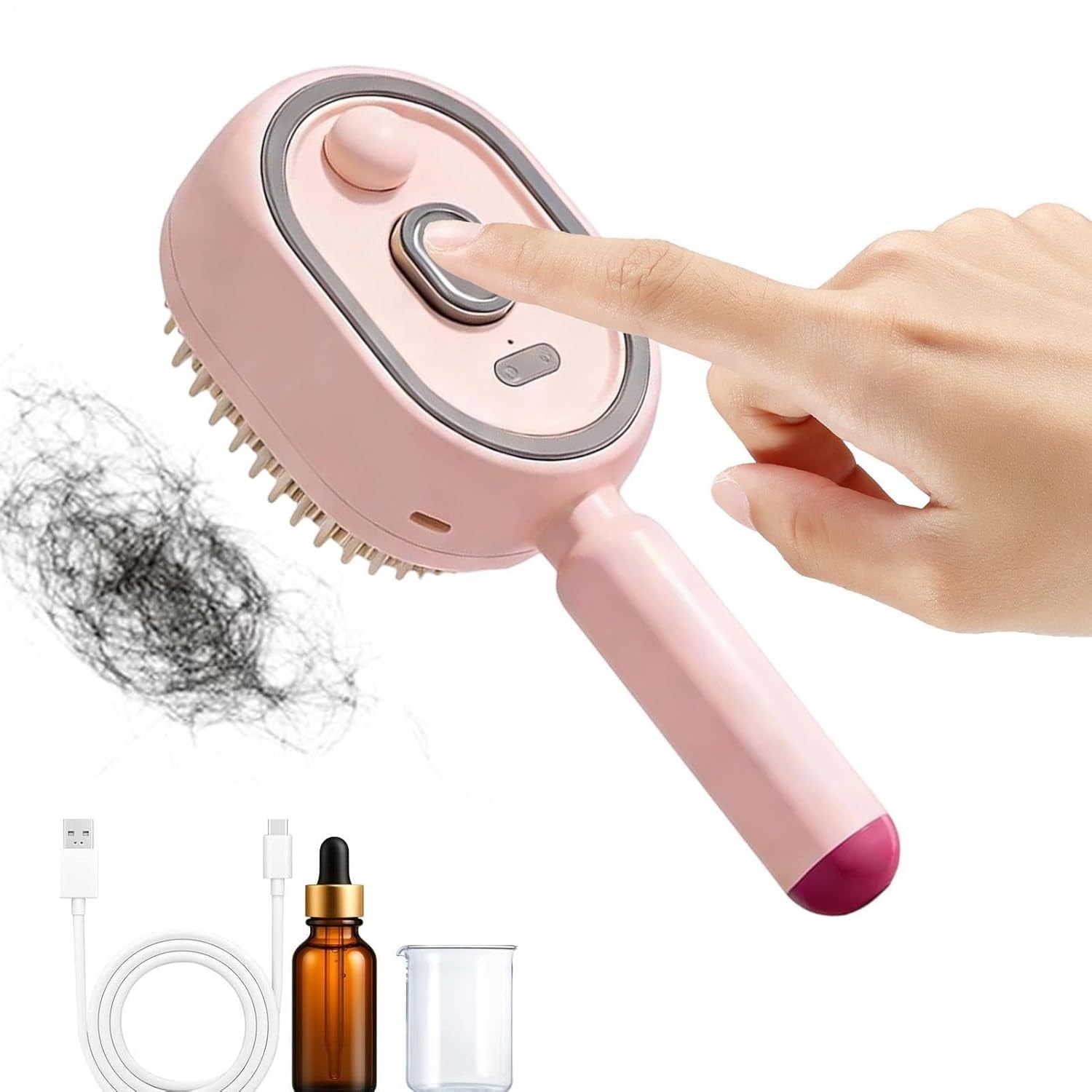 Steam Hair Straightening Brush