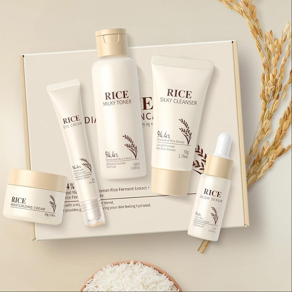 Rice Glow Korean Skincare Set