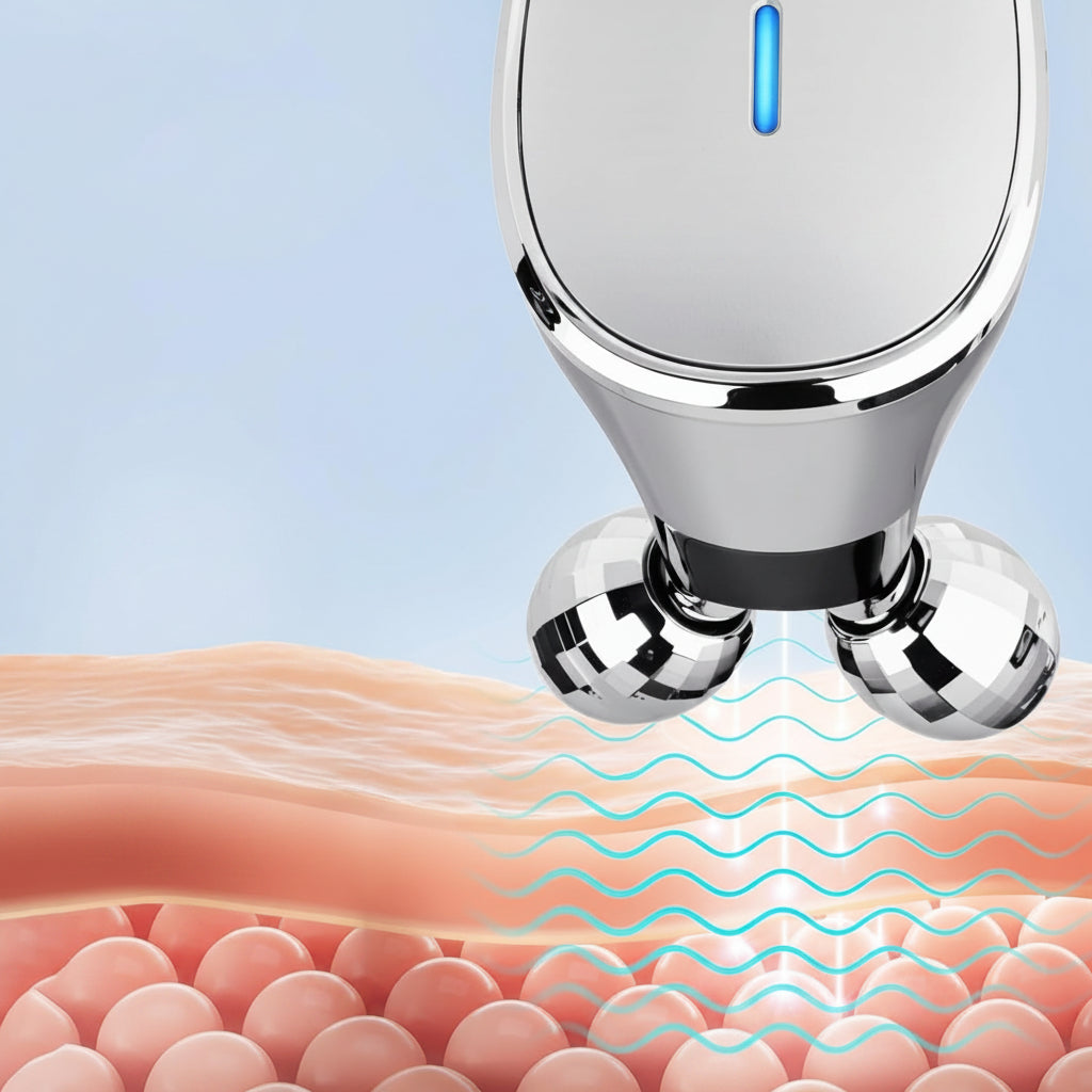 Electric Dual Roller Facial Massager