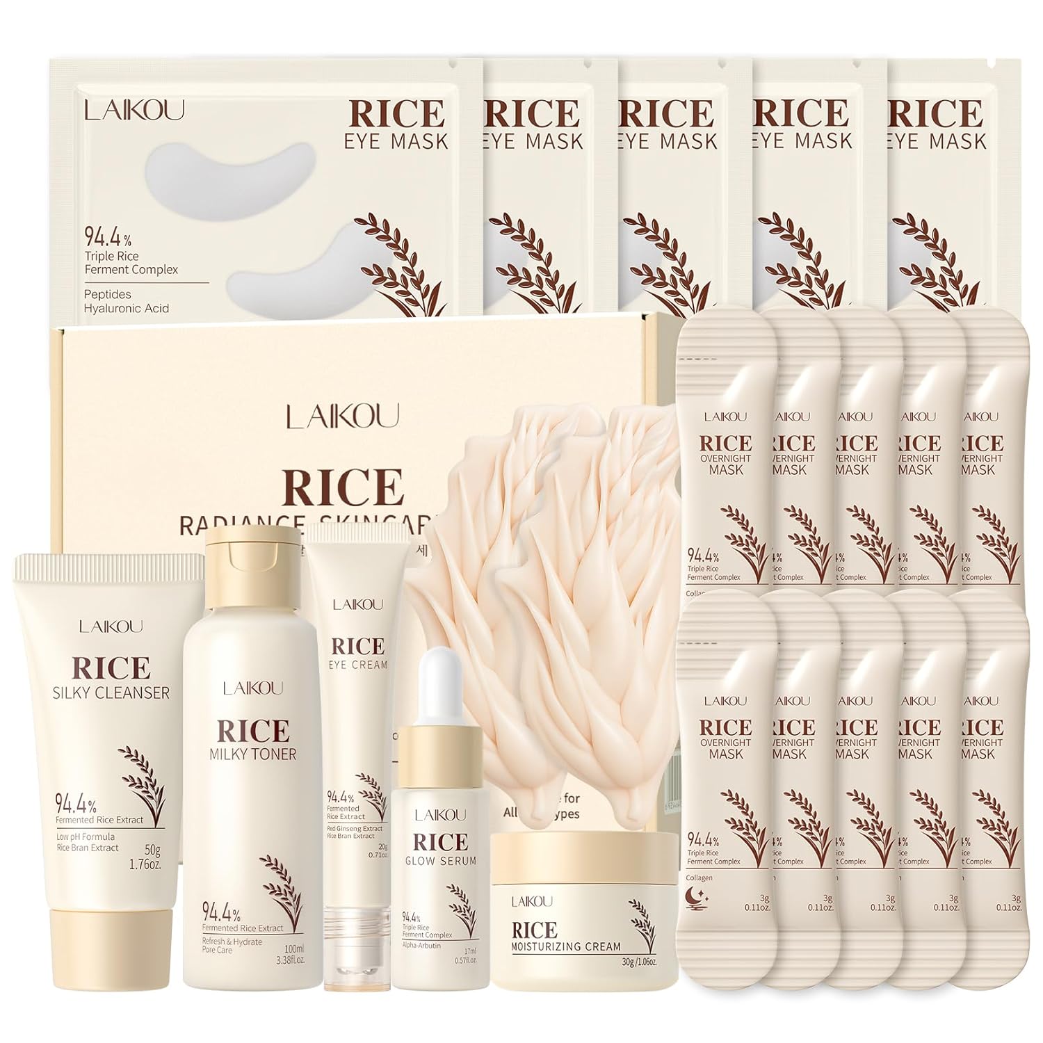 Rice Glow Korean Skincare Set