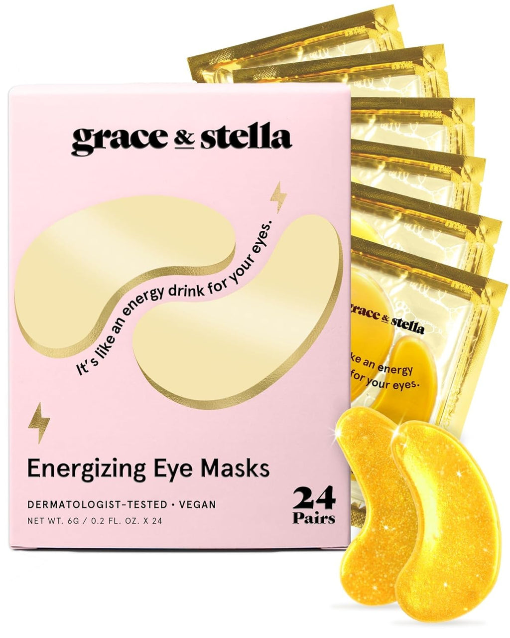 Gold Hydrogel Eye Patches