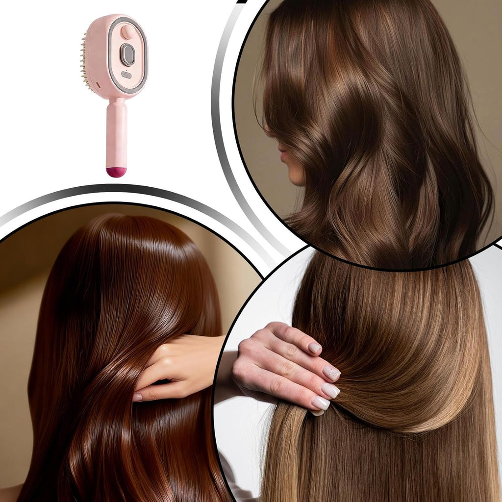 Steam Hair Straightening Brush