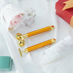 Golden 3D Facial Roller Set