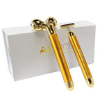 Golden 3D Facial Roller Set